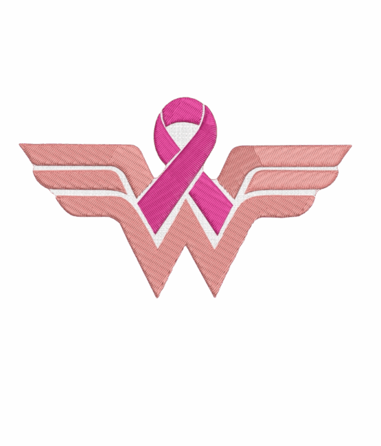 Wonder woman iron on cancer patches