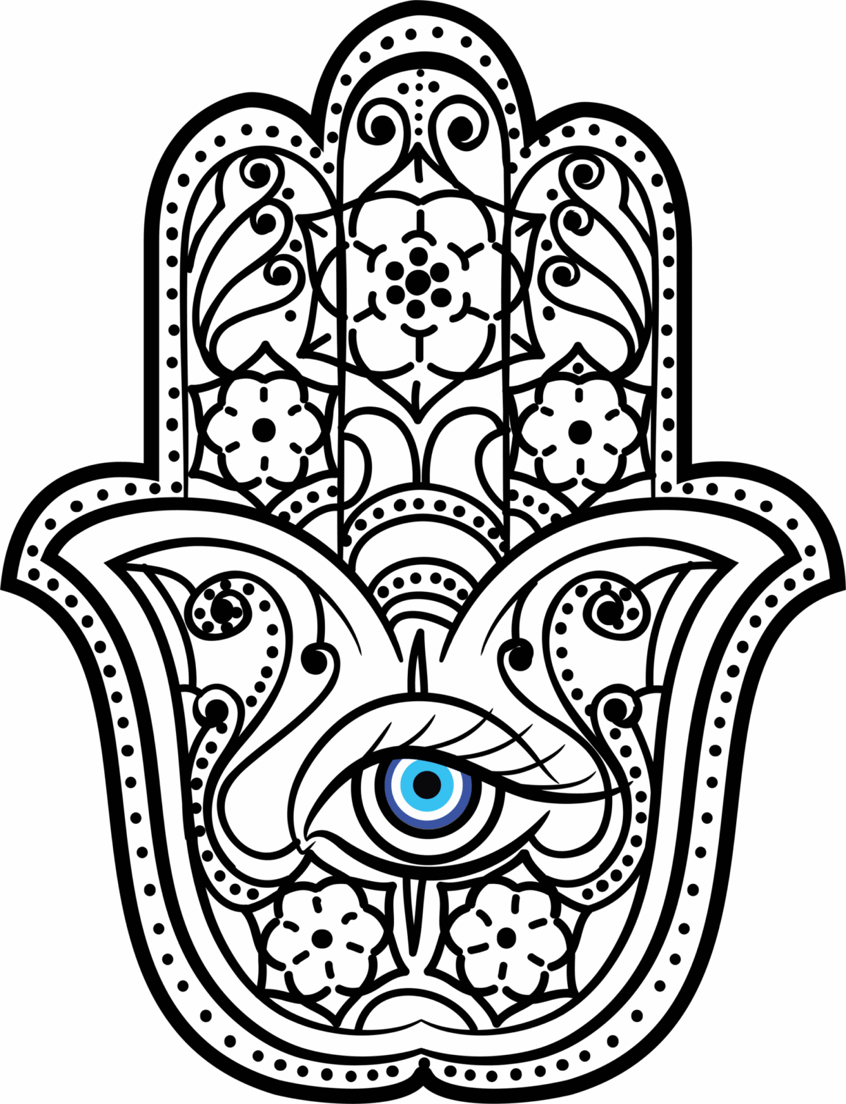 Hand Evil eye heat transfers 5 - Image 3