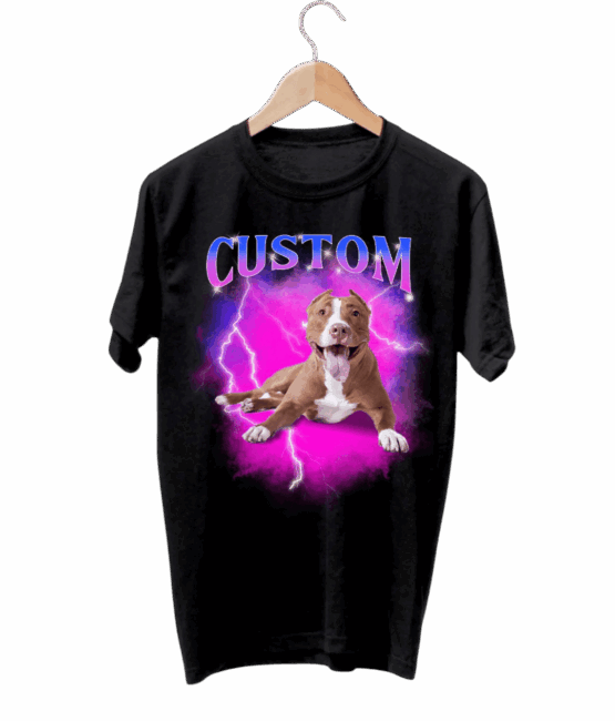 Vibrant lightning bootleg Custom DTF heat transfers