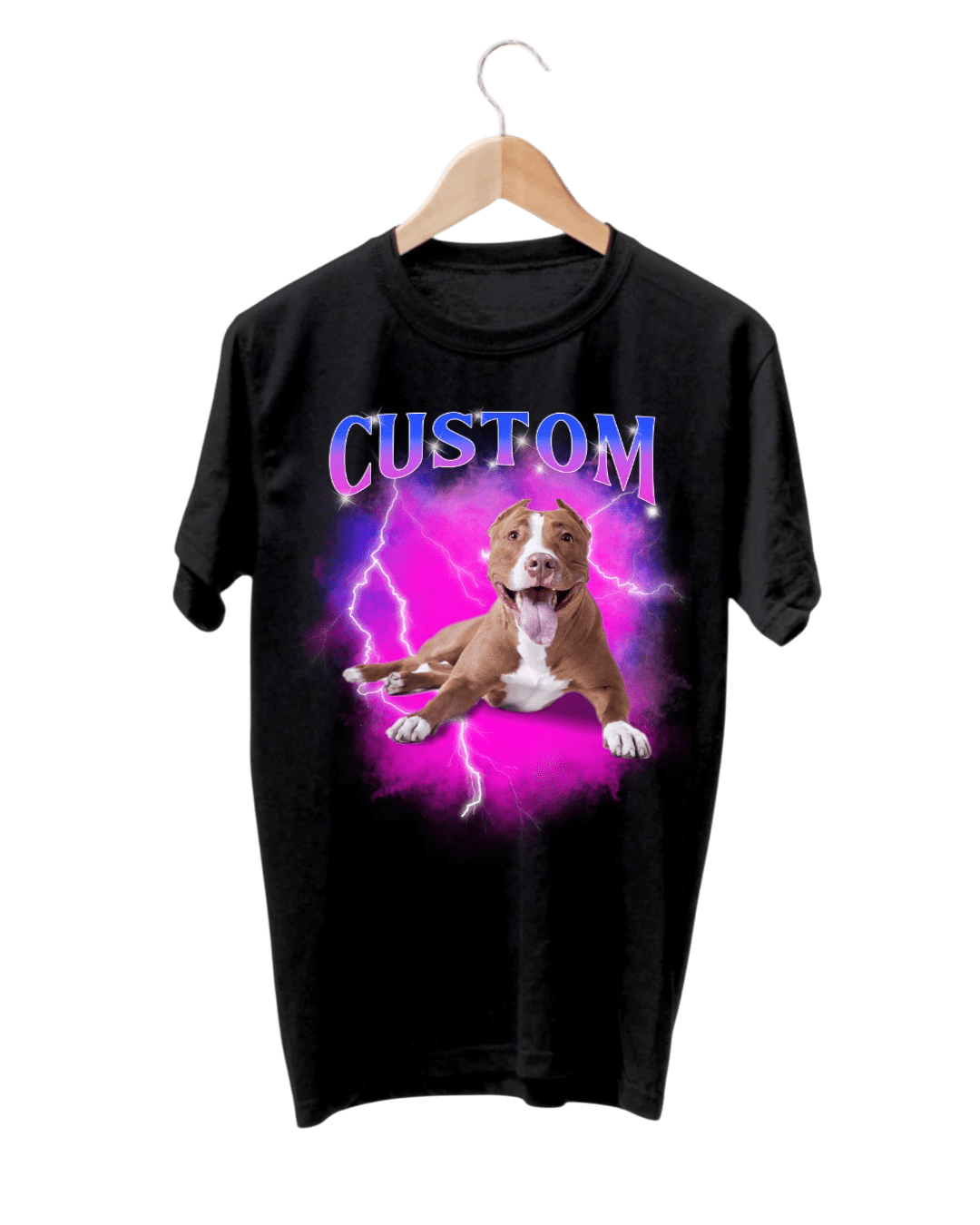 Vibrant lightning bootleg Custom DTF heat transfers