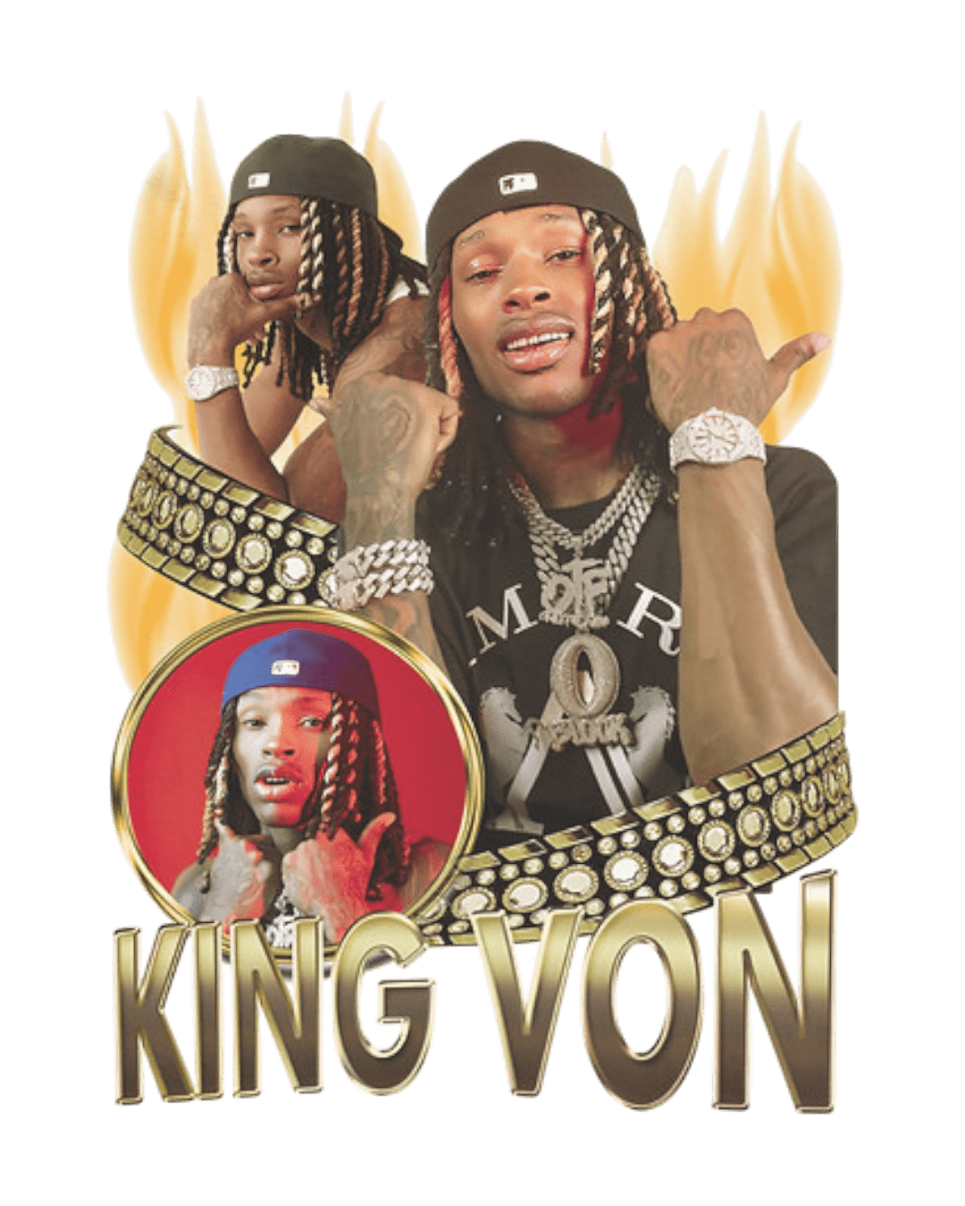 king von heat transfers