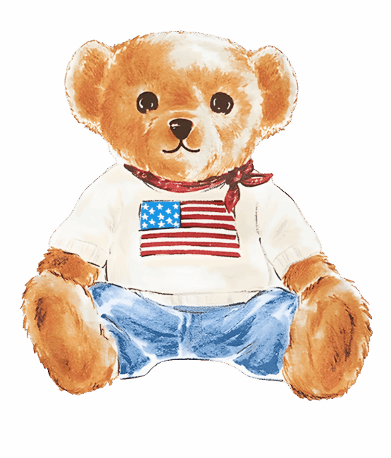 teddy bear heat transfers