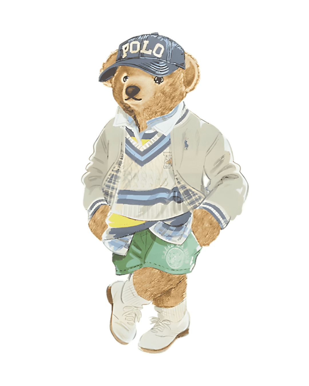 Cool teddy bear heat transfers