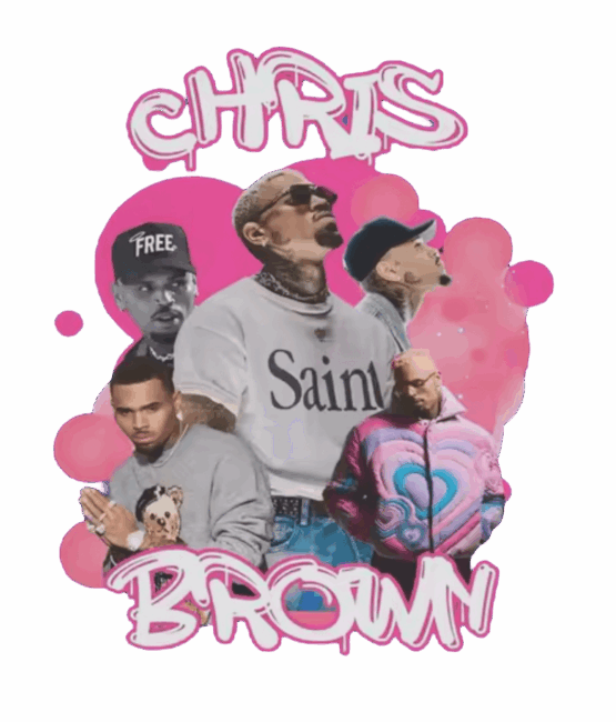 Chris Brown heat transfers 38