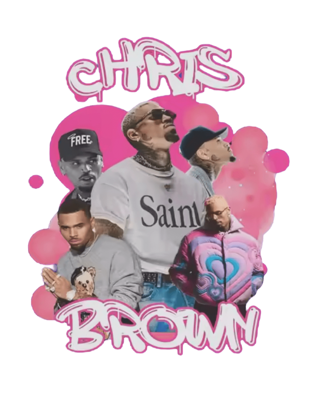 Chris Brown heat transfers 38