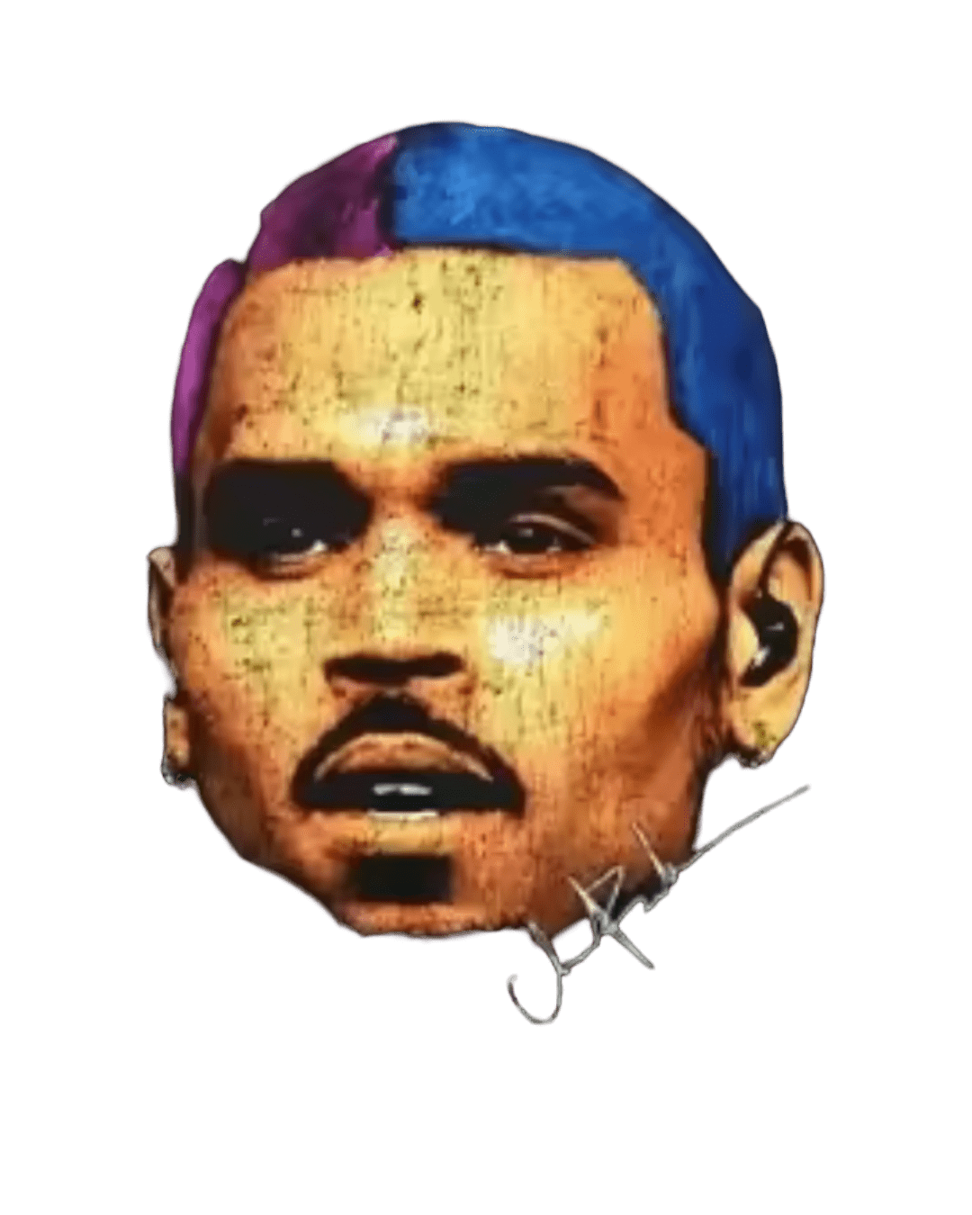 Chris Brown heat transfers 37