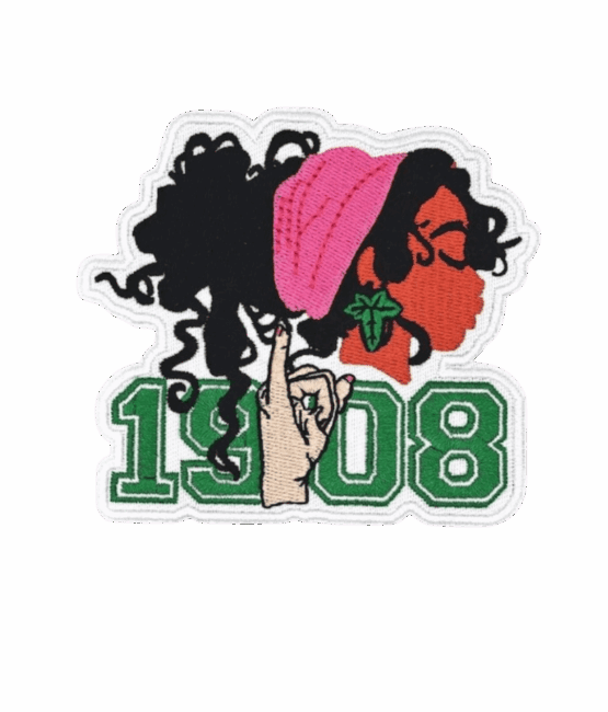 AFro 1908 Aka iron on embroidery patches
