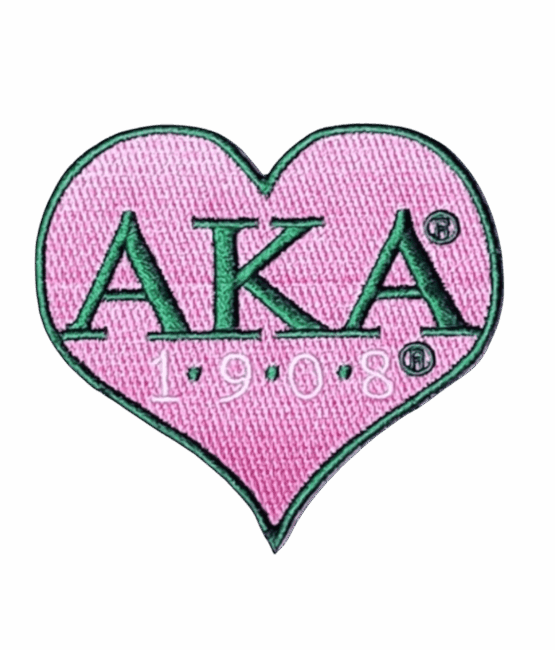 Heart 1908 Aka iron on embroidery patches