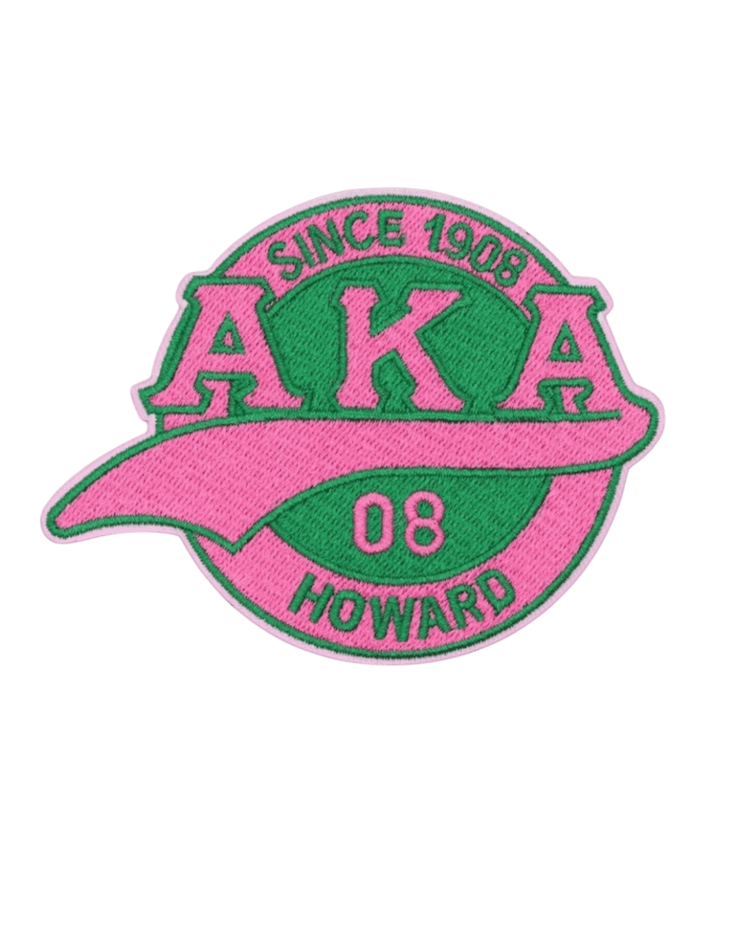 AKA 08 iron on embroidery patches