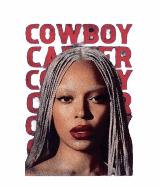 Red Cowboy carter Beyoncé iron on heat transfers