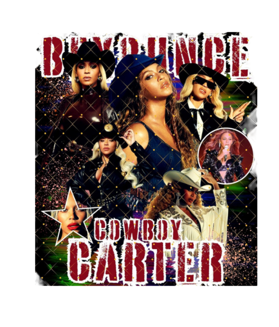 Lights Cowboy carter Beyoncé iron on heat transfers