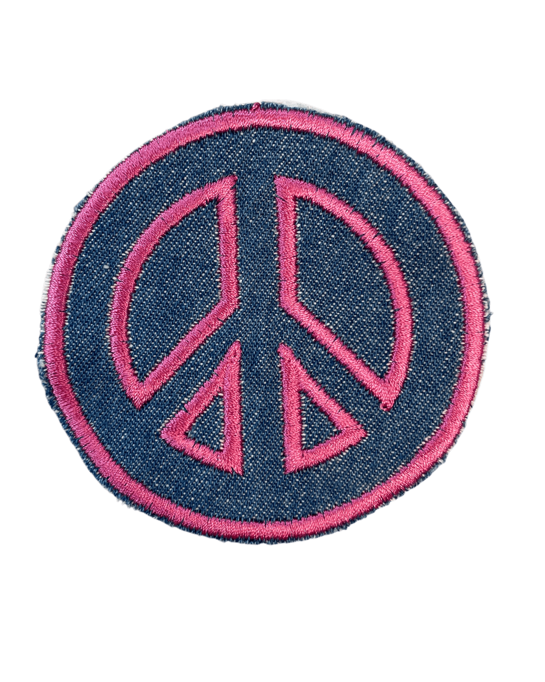 Denim Peace iron on patch