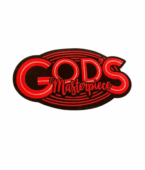 Gods master piece iron on patch
