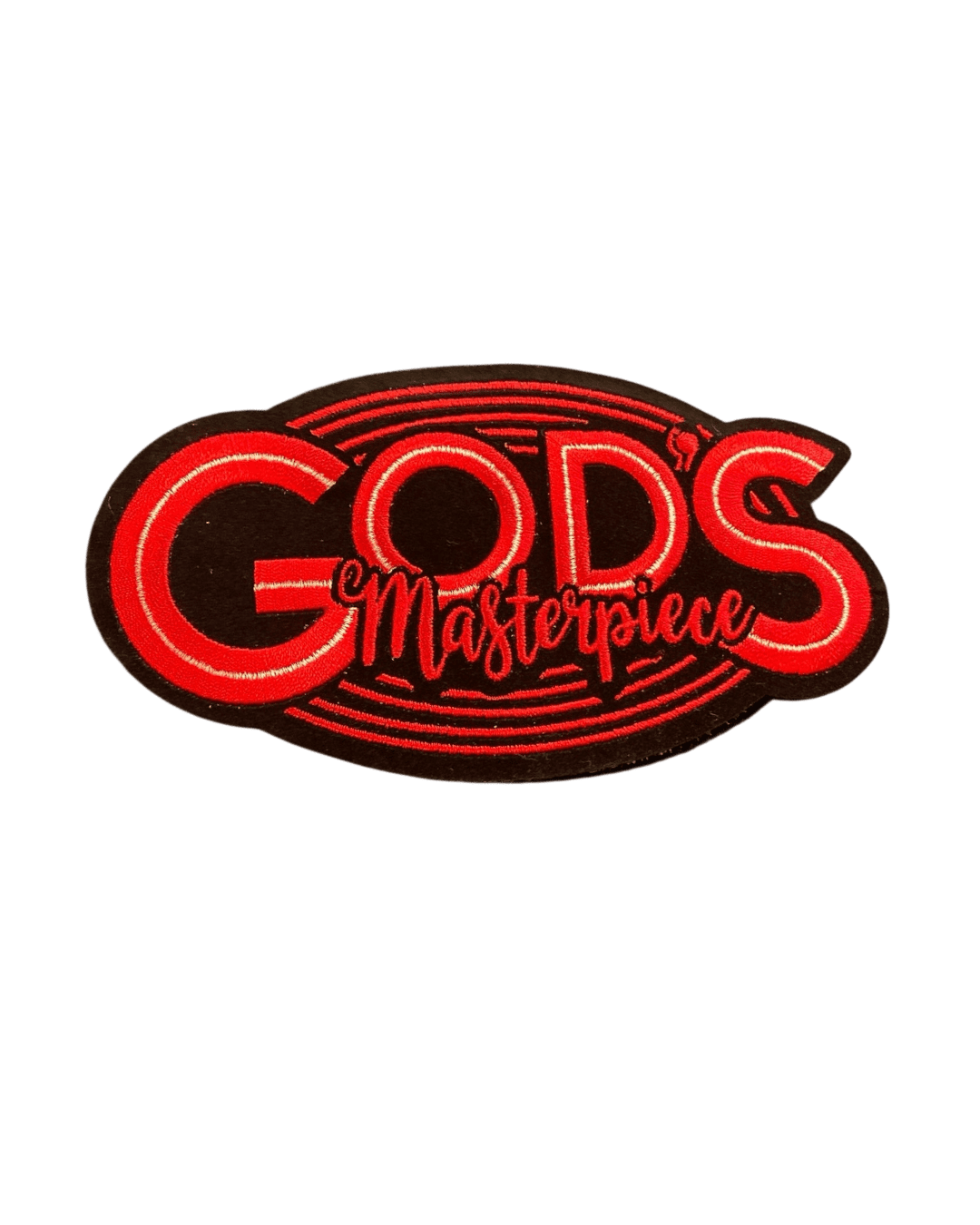 Gods master piece iron on patch