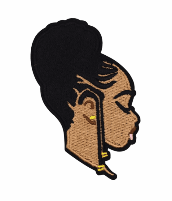 Afro braids iron on melanin patches