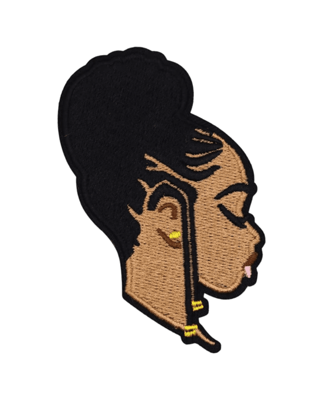 Afro braids iron on melanin patches