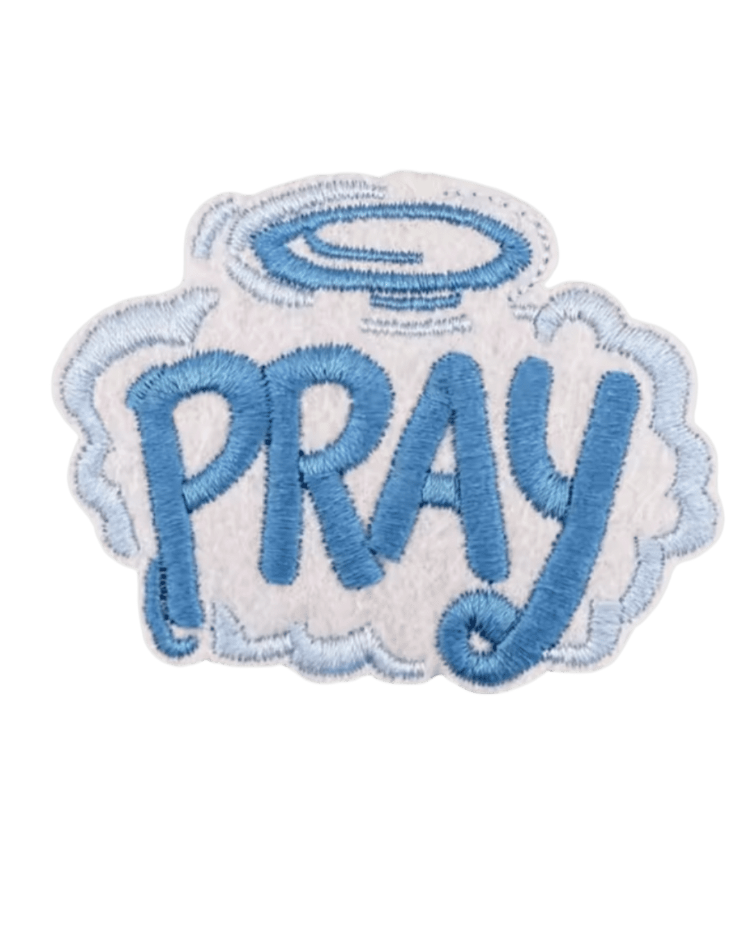 Pray iron on patch