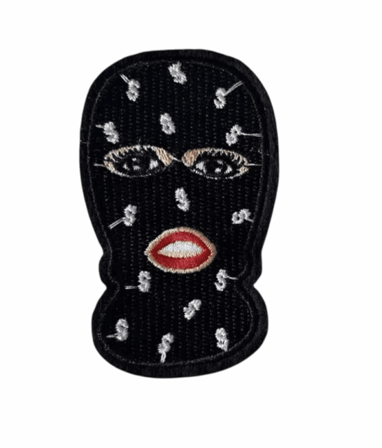 Masked iron on melanin patches