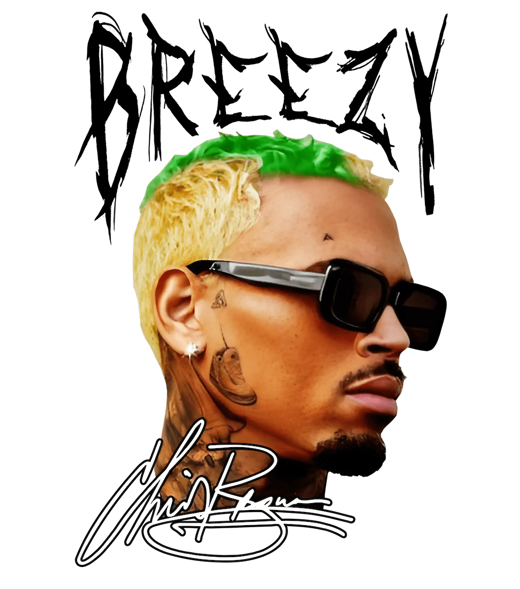 Breezy Chris Brown heat transfers