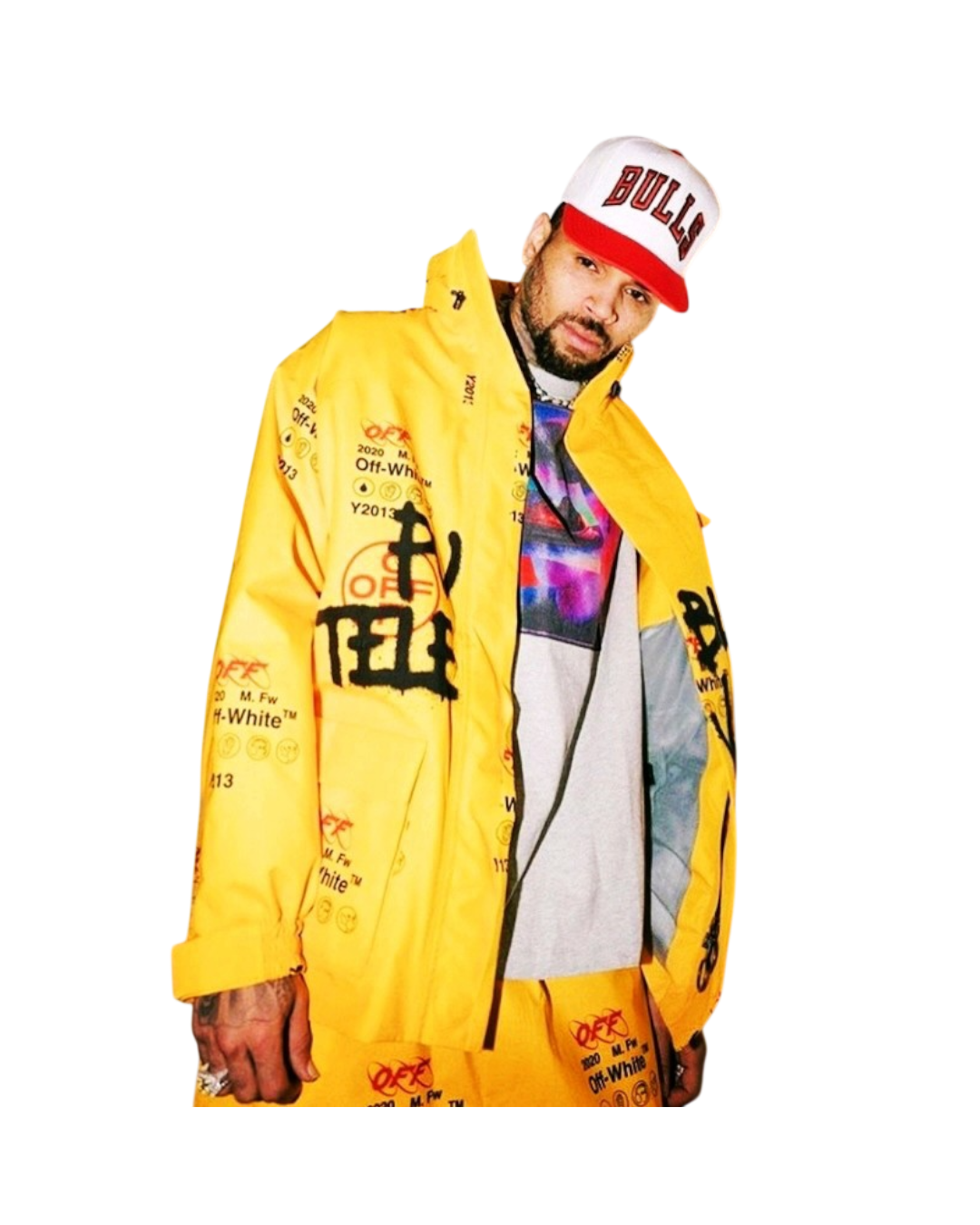 Chris Brown heat transfers 75