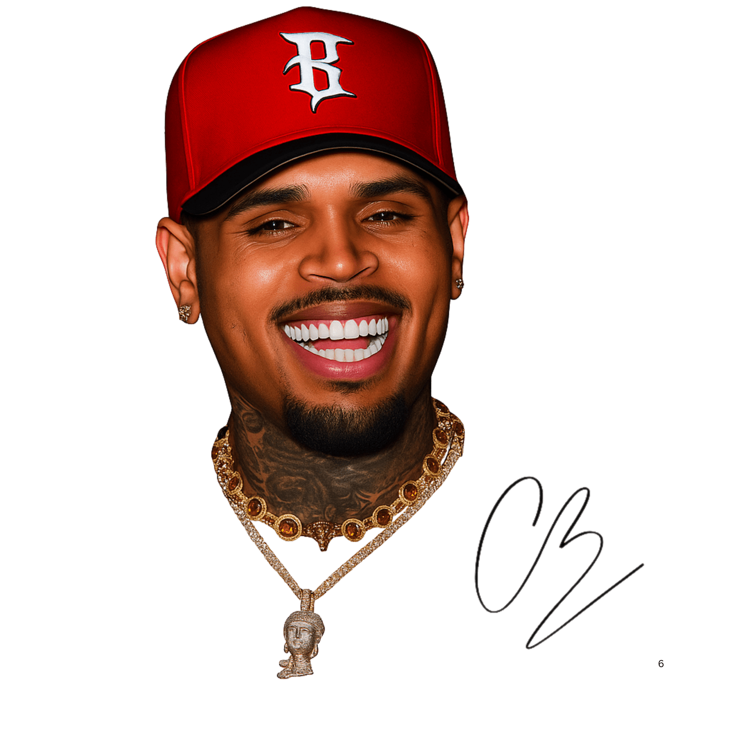 Chris Brown heat transfers 80