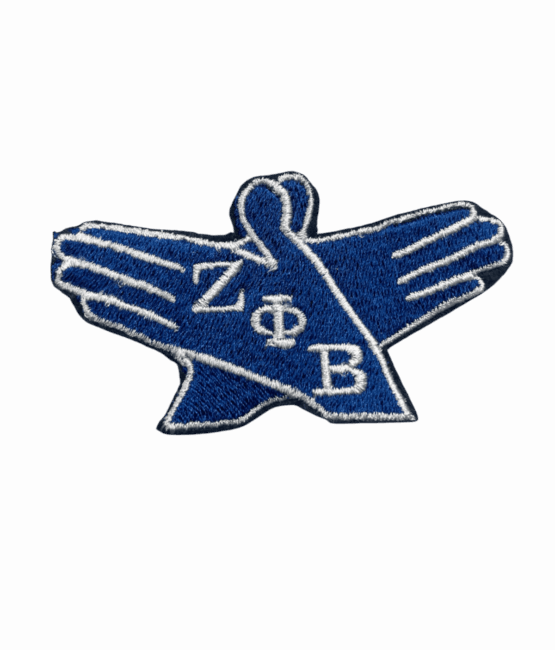 Zeta phi beta wing iron on patches