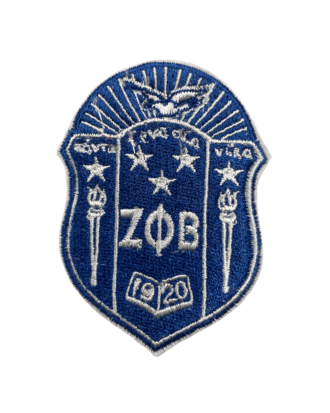 zeta phi beta shield iron on patches