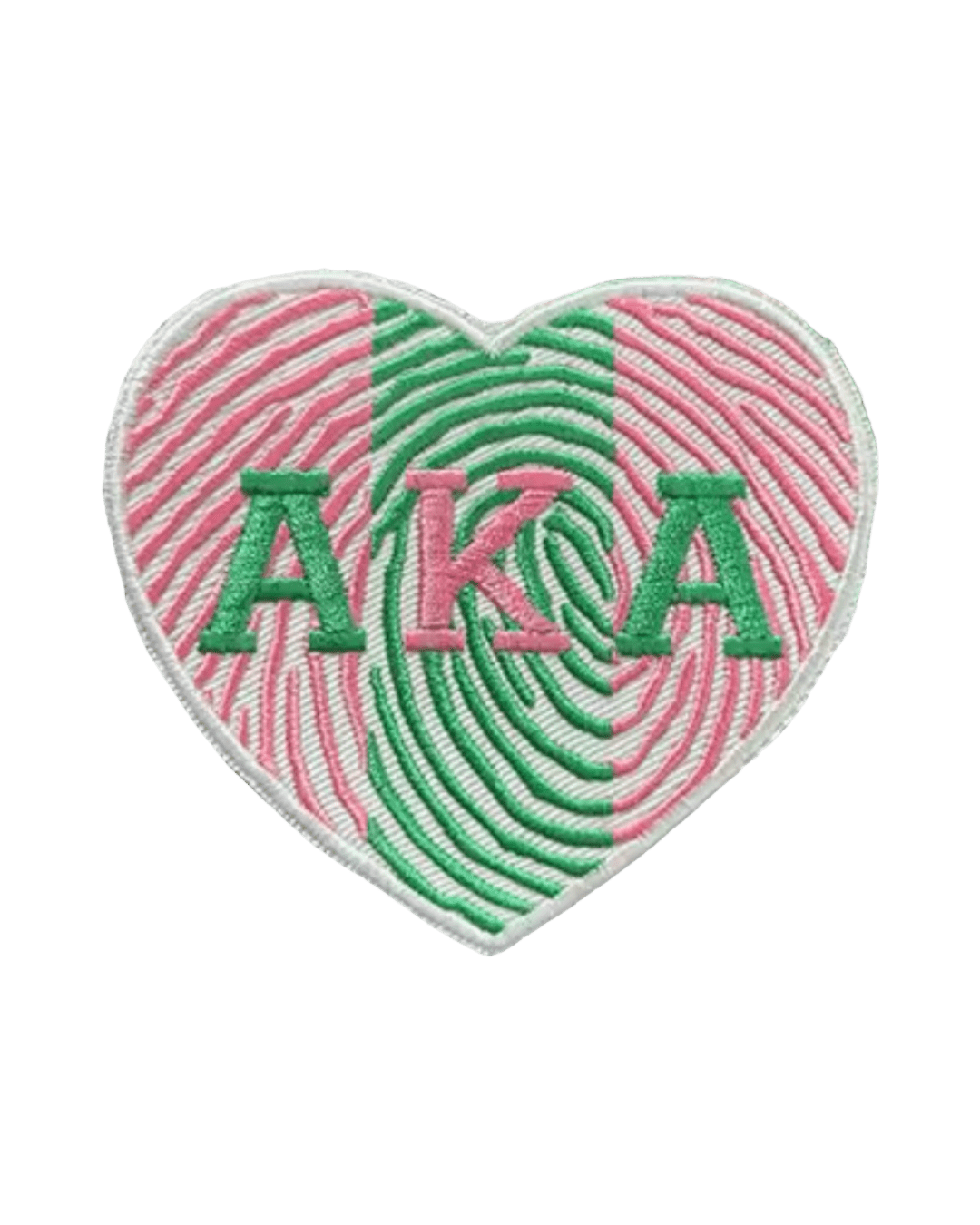 Thumbprint Heart 1908 Aka iron on embroidery patches