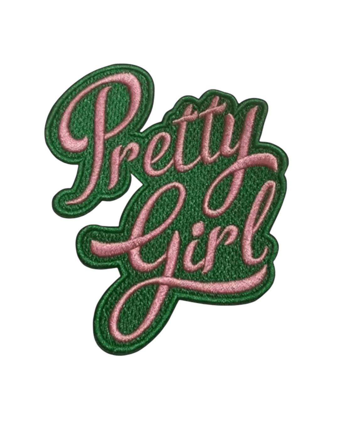 Pretty girl AKA iron on embroidery patches