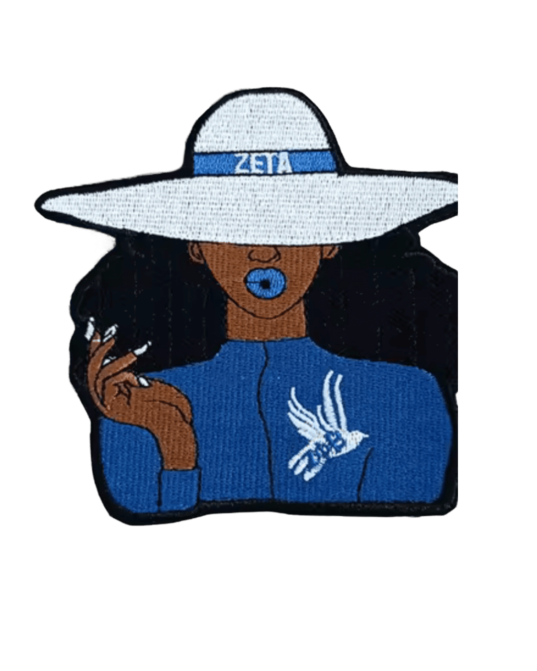 Zeta phi beta lady iron on patches