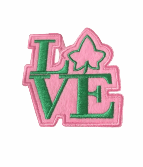 AKA ivy love iron on embroidery patches