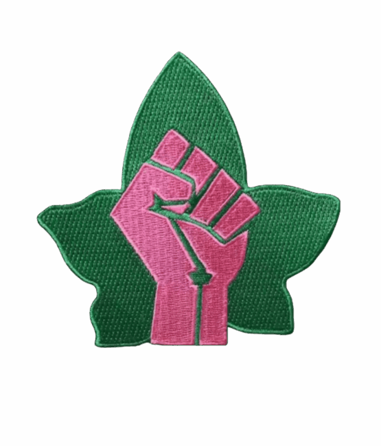 AKA ivy fist iron on embroidery patches