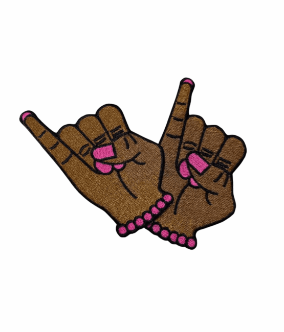 AKA hand iron on embroidery patches