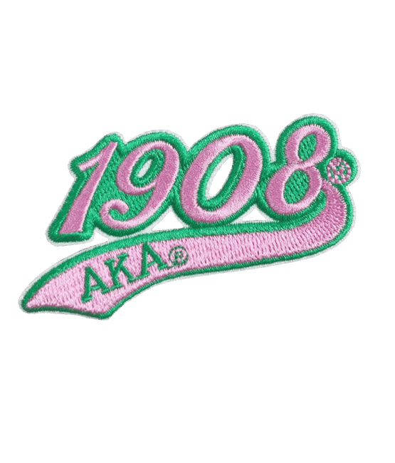 1908 Aka iron on embroidery patches