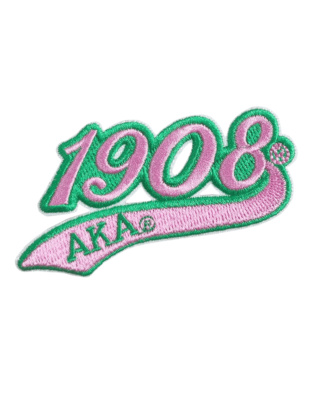 1908 Aka iron on embroidery patches