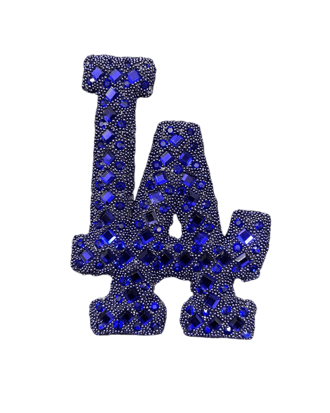 Blue stones LA Rhinestone Patch