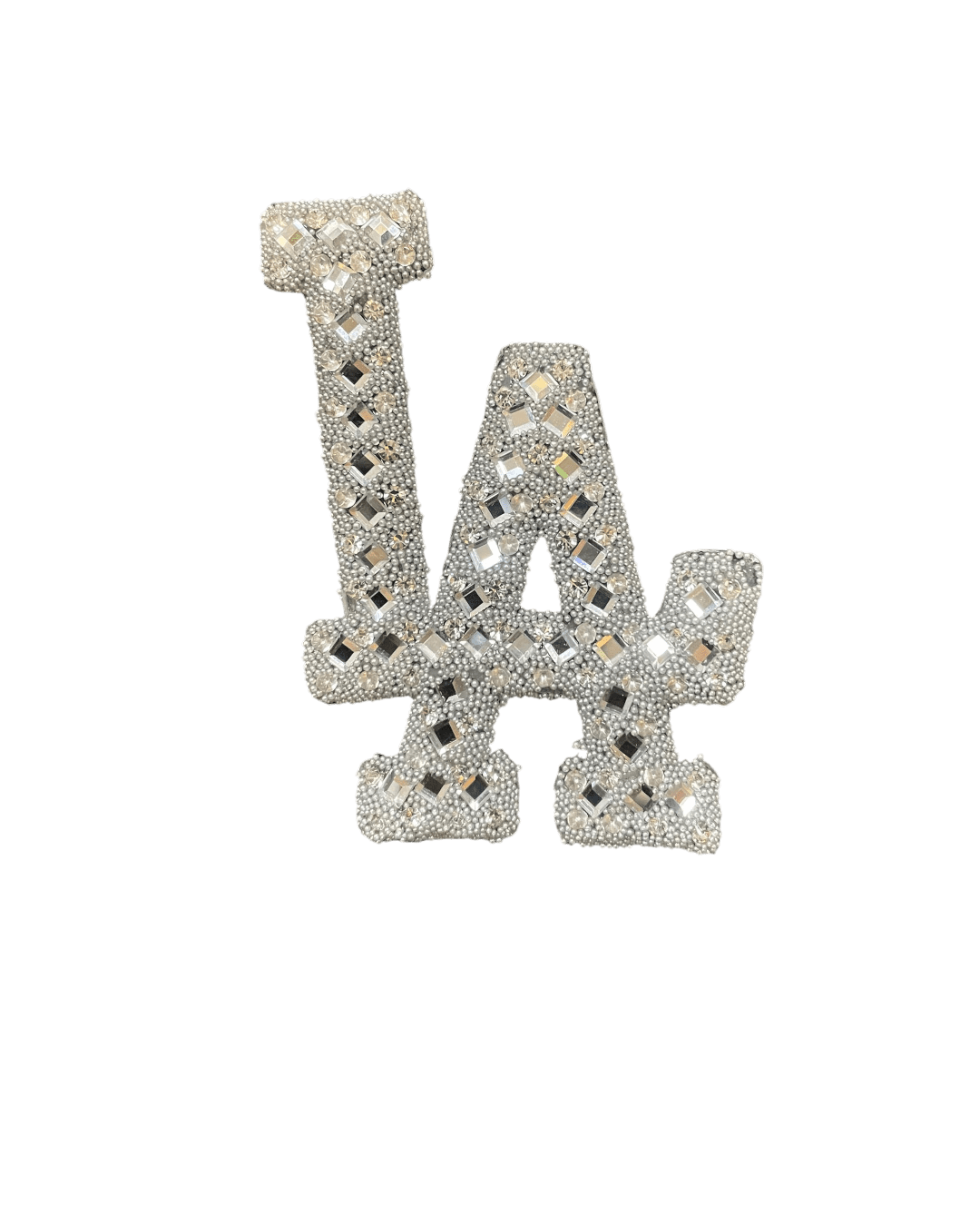 Clear stones LA Rhinestone Patch