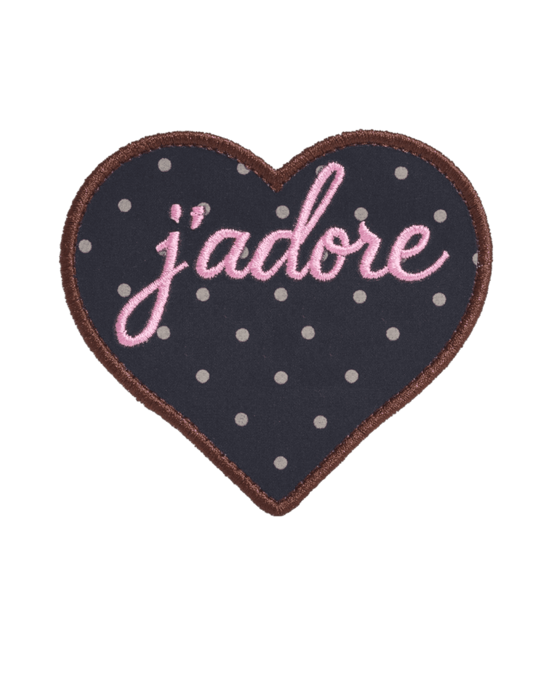 J'adore heart iron patches