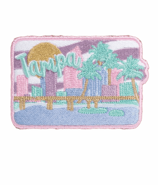 Tampa city iron on patches