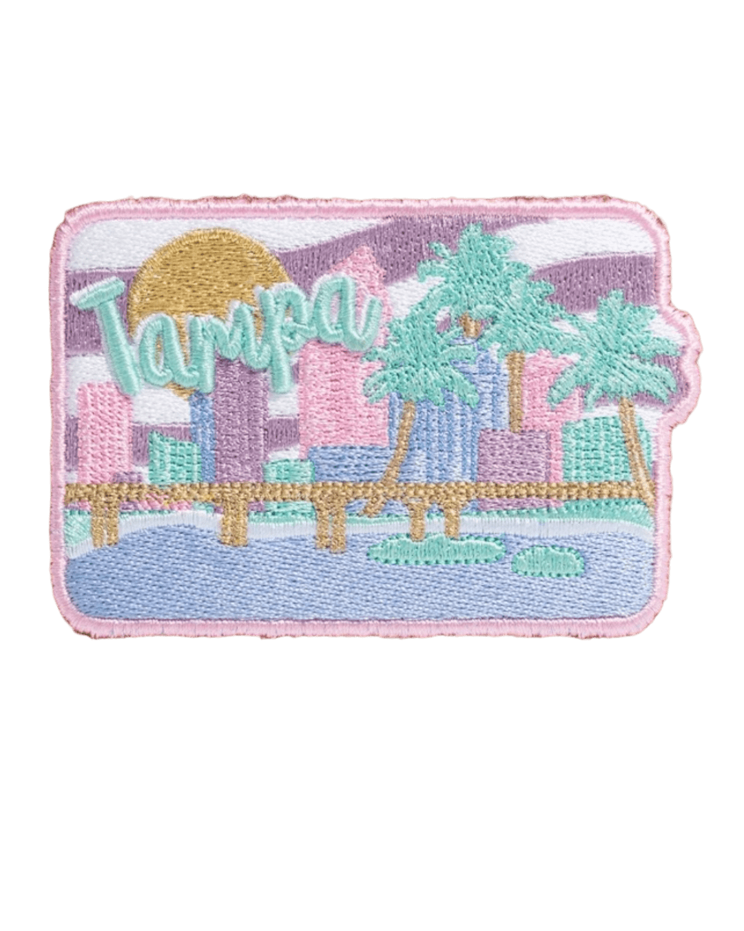 Tampa city iron on patches