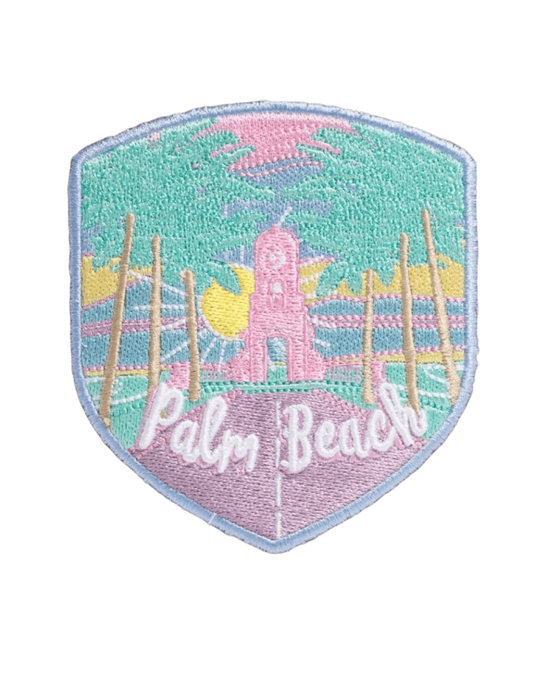 Palm Beach city iron on patches
