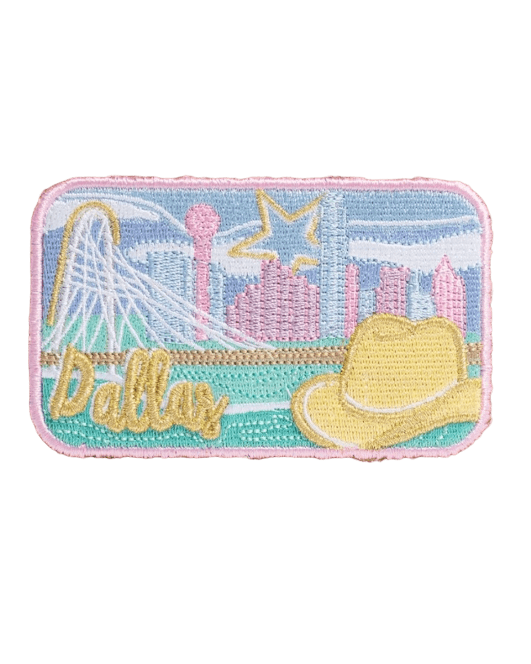Dallas city iron on patches