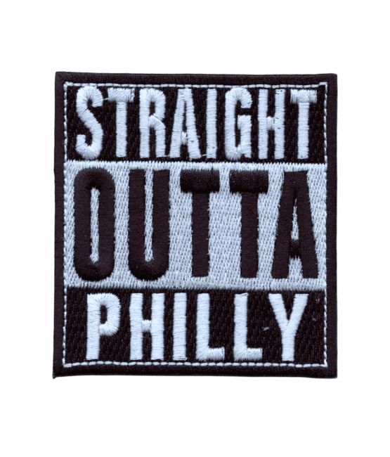 Straight outa Philly iron on patches