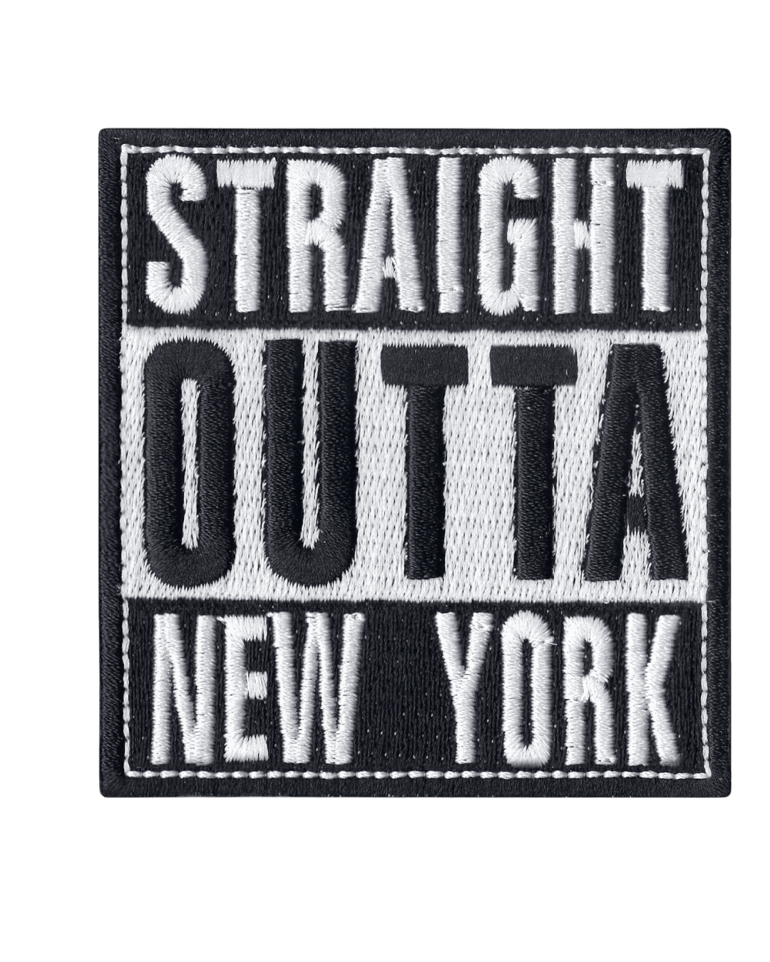 Straight outa New York iron on patches