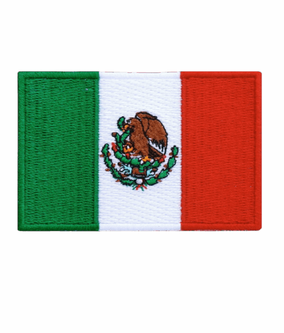 Mexican flag patches