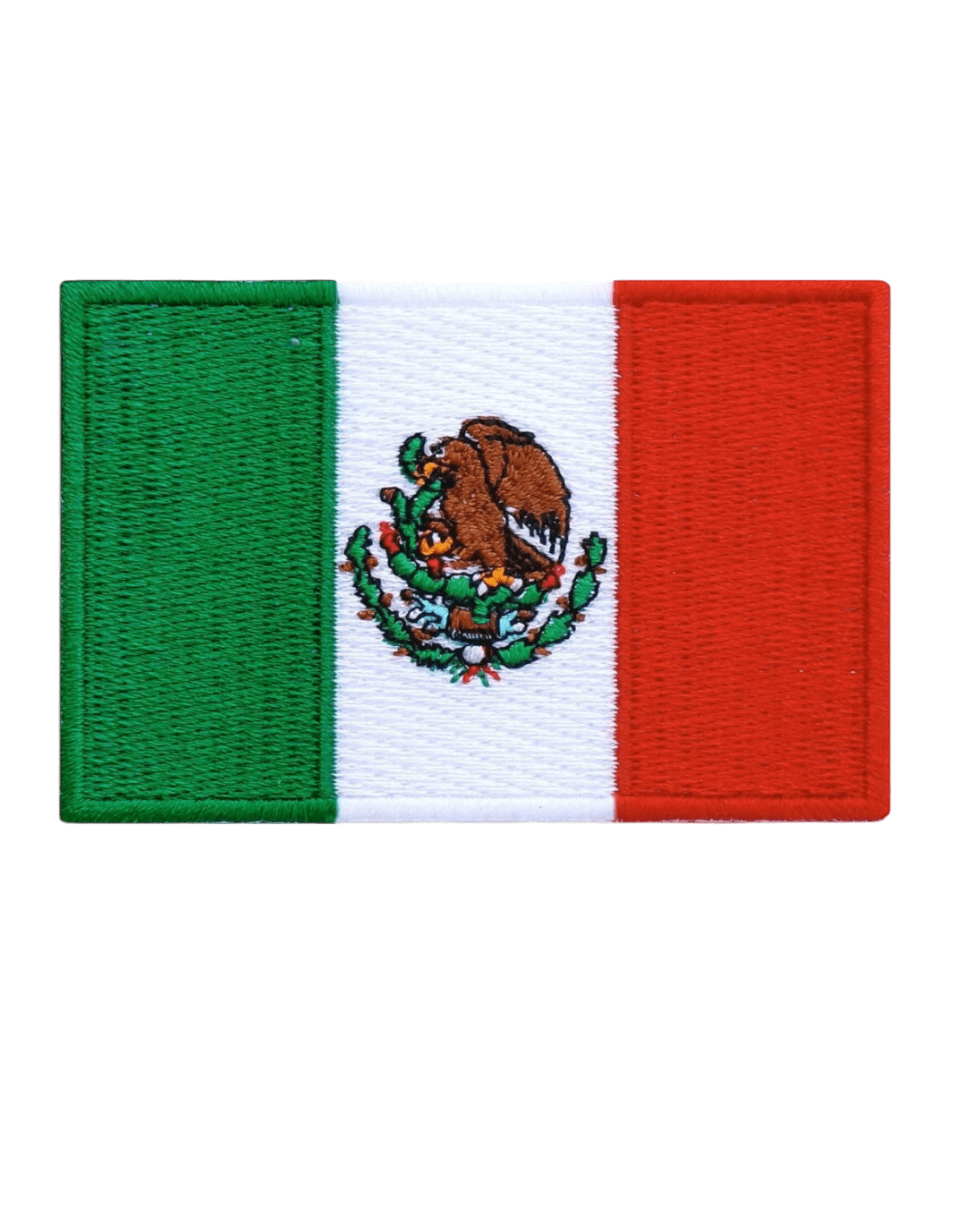 Mexican flag patches