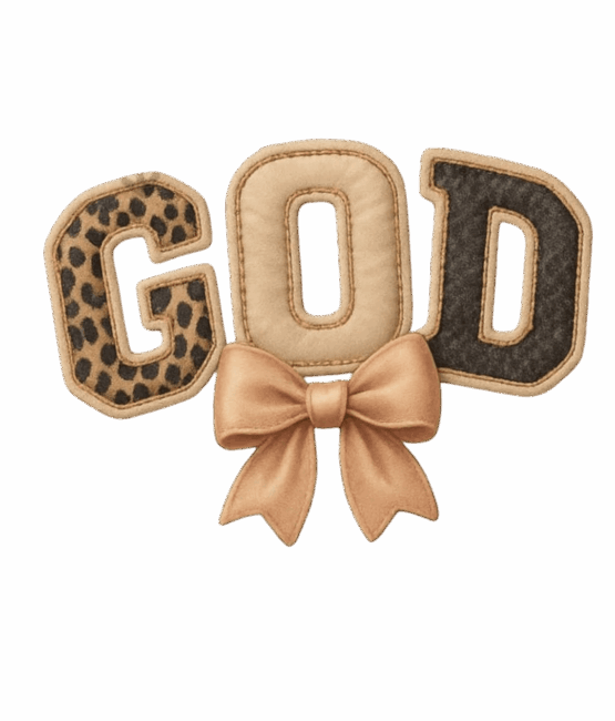 3D God iron on heat transfers