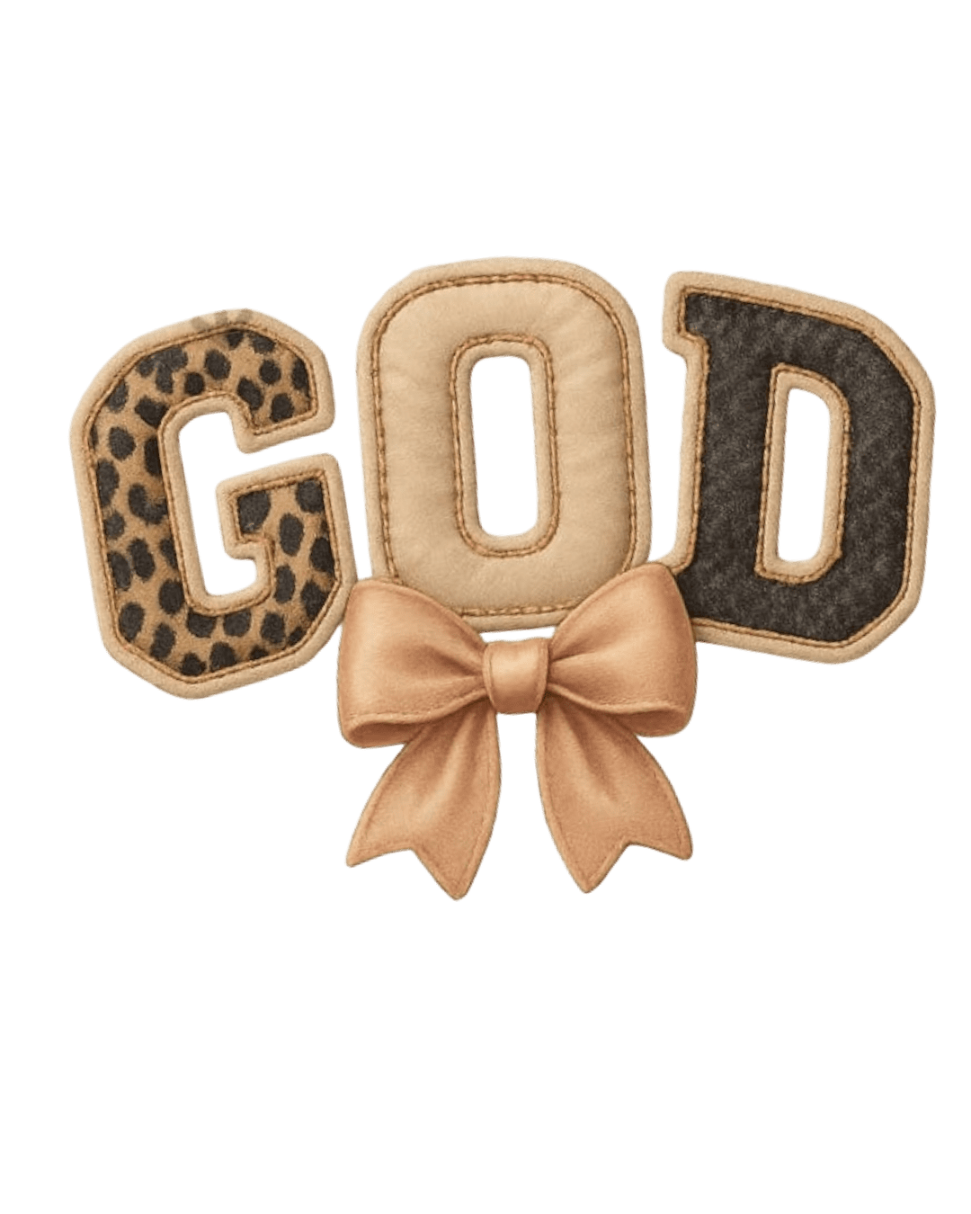 3D God iron on heat transfers