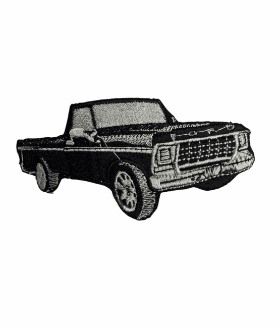 Black ford iron on car patches