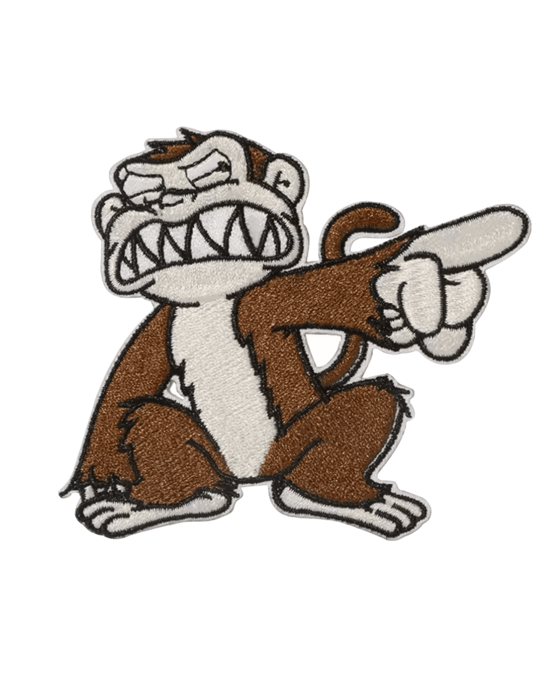 Monkey iron on patch
